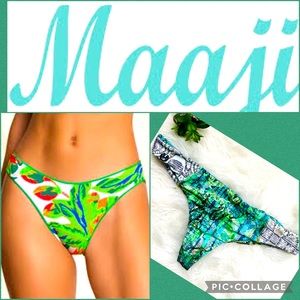Maaji very cute bikini bottom, reversible, NWOT